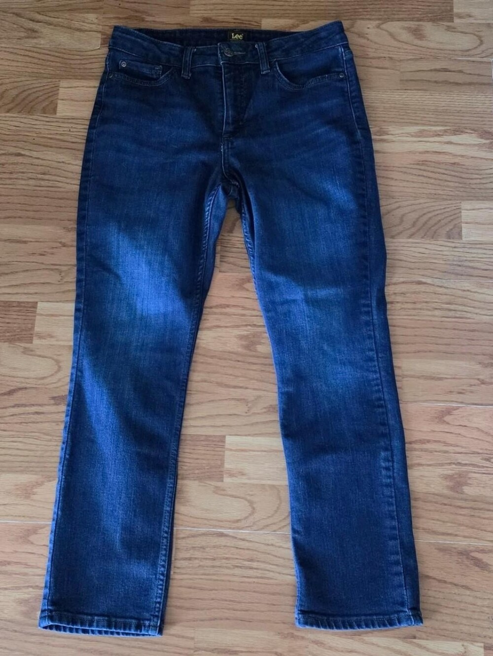 Lee Women's Dark Blue Straight Leg Jeans
